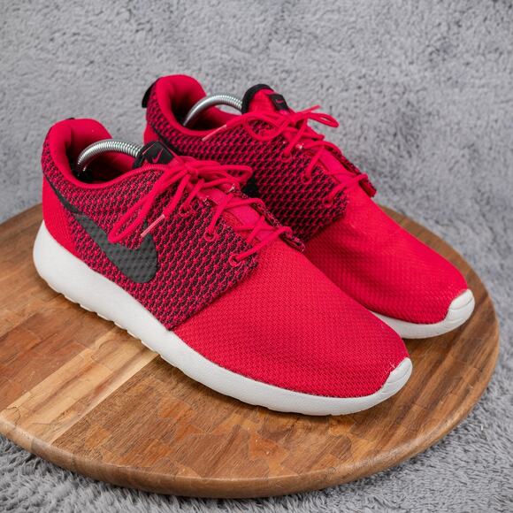 Nike Roshe Run, 511881-662, Fuchsia/Black, Mens Running Shoes, Size 10 - Picture 1 of 10
